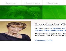 Tablet Screenshot of lucindagray.com